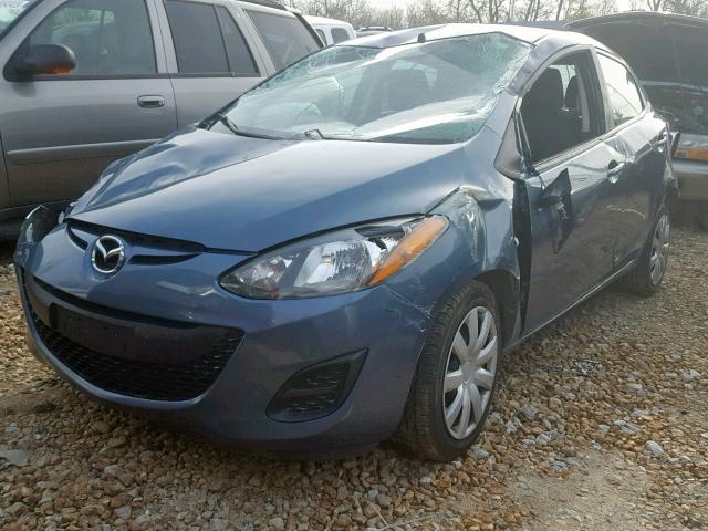 JM1DE1KZ8E0186222 - 2014 MAZDA MAZDA2 SPO BLUE photo 2