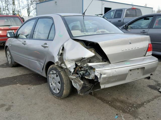 JA3AJ26E93U112985 - 2003 MITSUBISHI LANCER ES SILVER photo 3