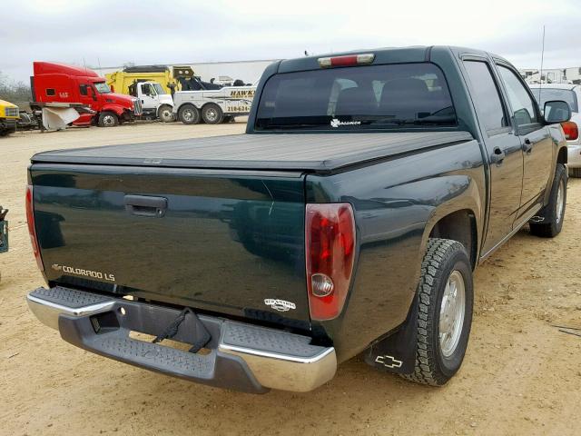 1GCCS136058170395 - 2005 CHEVROLET COLORADO GREEN photo 4