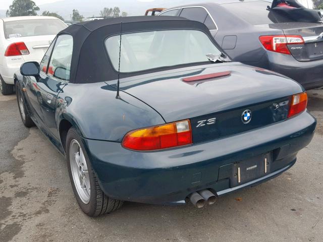 4USCH933XXLG01129 - 1999 BMW Z3 2.3 GREEN photo 3