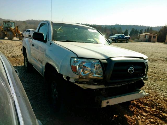 5TENX22NX6Z194020 - 2006 TOYOTA TACOMA WHITE photo 1