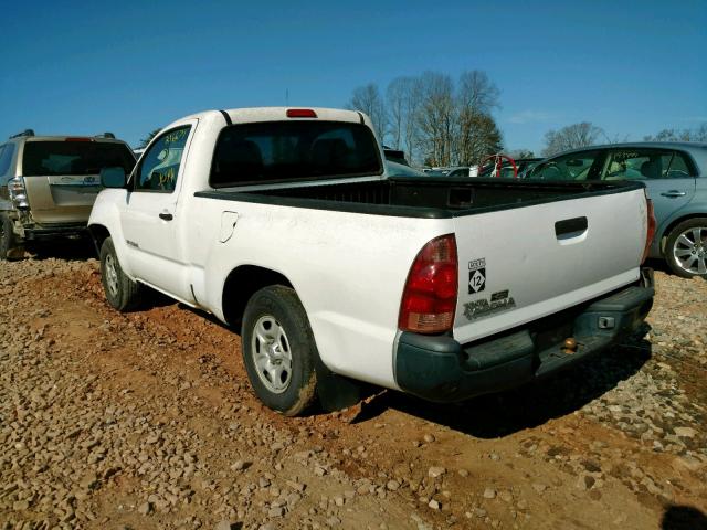 5TENX22NX6Z194020 - 2006 TOYOTA TACOMA WHITE photo 3