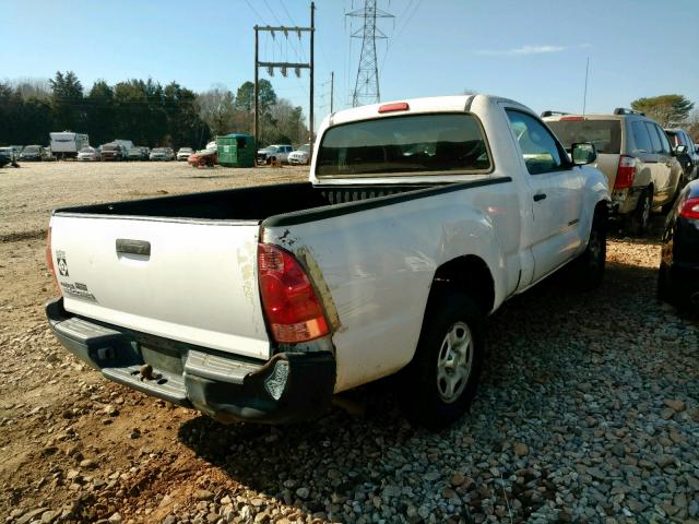 5TENX22NX6Z194020 - 2006 TOYOTA TACOMA WHITE photo 4