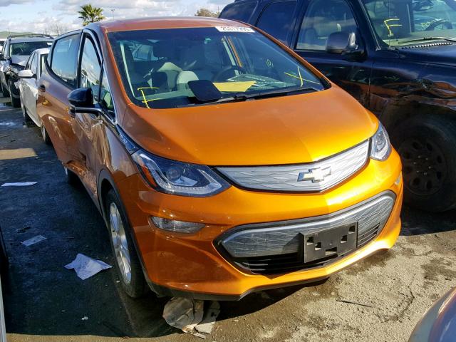 1G1FW6S03H4176854 - 2017 CHEVROLET BOLT EV LT ORANGE photo 1