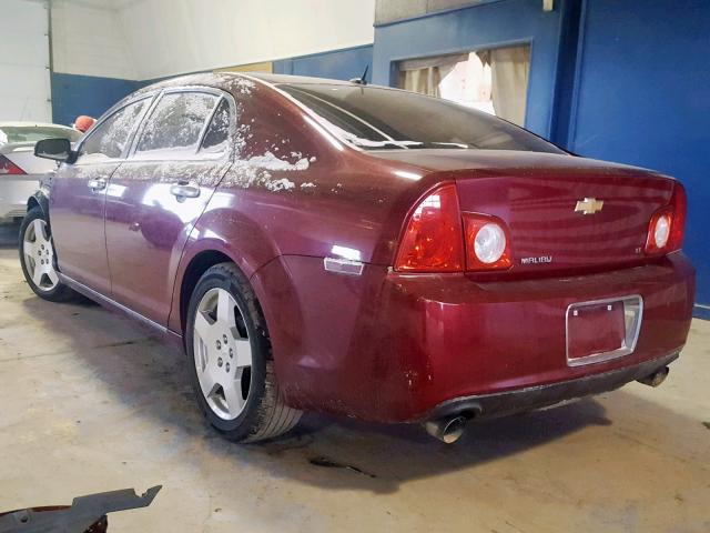 1G1ZJ577X8F253431 - 2008 CHEVROLET MALIBU 2LT MAROON photo 3