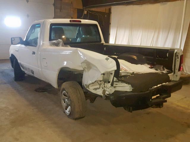 1FTKR1AD1BPA75113 - 2011 FORD RANGER WHITE photo 3