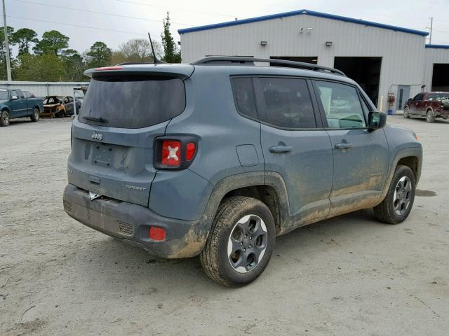 ZACCJBAB6JPH06195 - 2018 JEEP RENEGADE S ლურჯი ფოტო 4