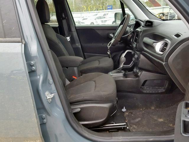 ZACCJBAB6JPH06195 - 2018 JEEP RENEGADE S ლურჯი ფოტო 5