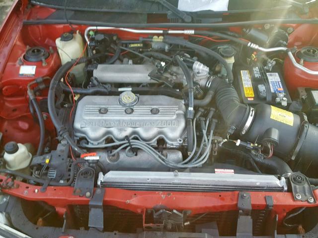 1FAFP13P8WW178822 - 1998 FORD ESCORT SE RED photo 7