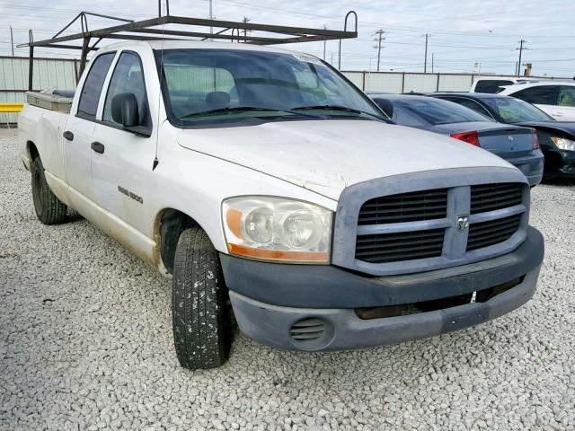 1D7HA18N46J218764 - 2006 DODGE RAM 1500 S WHITE photo 1