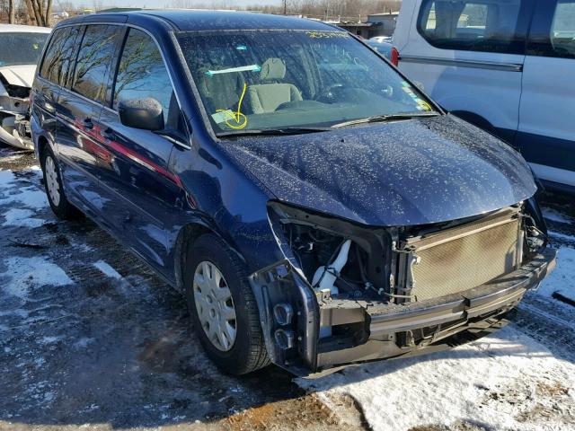 5FNRL38278B080755 - 2008 HONDA ODYSSEY LX BLUE photo 1