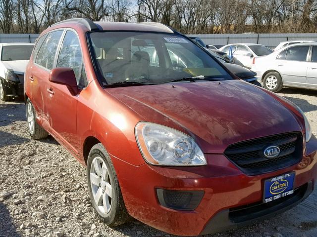 KNAFG526X87175795 - 2008 KIA RONDO LX ORANGE photo 1