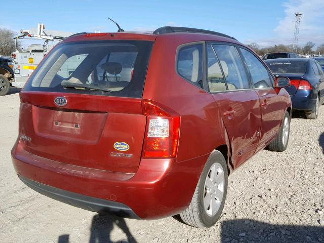 KNAFG526X87175795 - 2008 KIA RONDO LX ORANGE photo 4