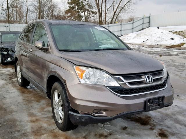 5J6RE3H71BL053541 - 2011 HONDA CR-V EXL BROWN photo 1