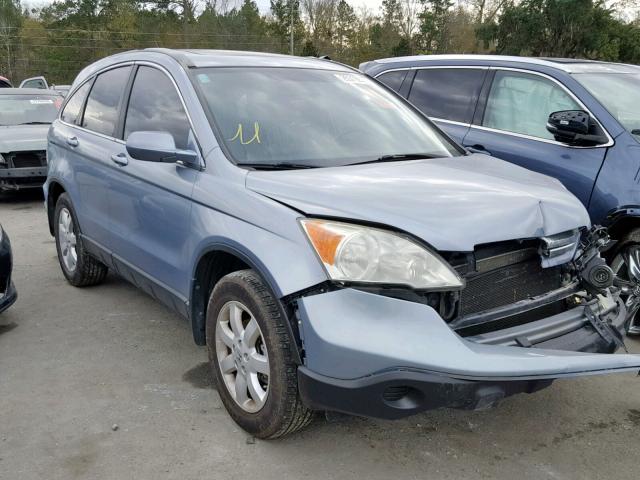 5J6RE48738L028820 - 2008 HONDA CR-V EXL BLUE photo 1