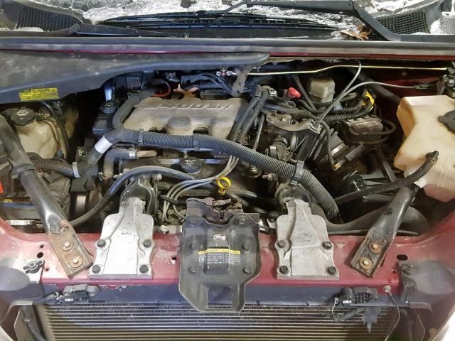 1GNDX13EX4D271910 - 2004 CHEVROLET VENTURE LU MAROON photo 7