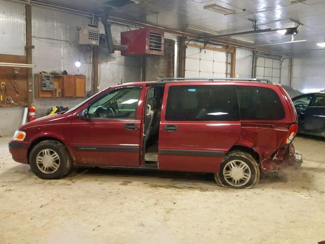 1GNDX13EX4D271910 - 2004 CHEVROLET VENTURE LU MAROON photo 9