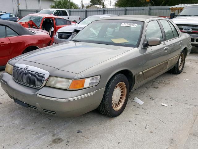 2MEFM75W0XX729999 - 1999 MERCURY GRAND MARQ TAN photo 2