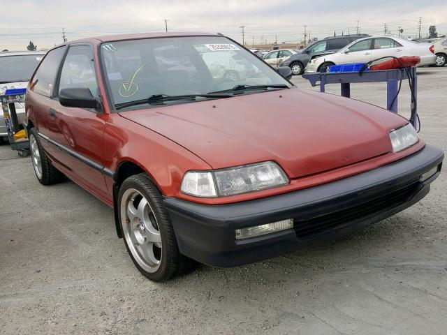 2HGED6352LH576078 - 1990 HONDA CIVIC DX RED photo 1