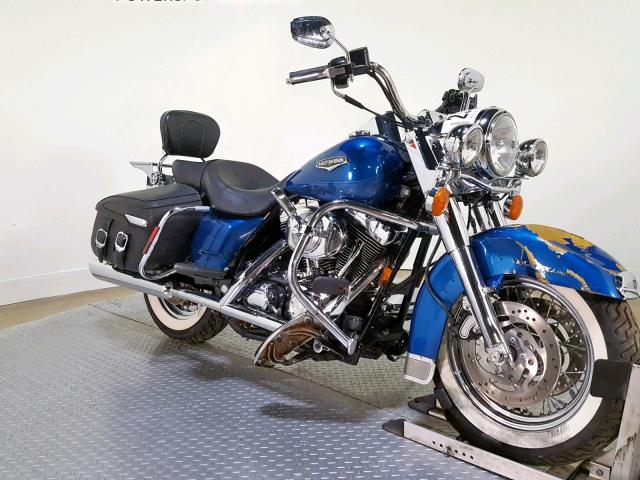 1HD1FRW135Y659169 - 2005 HARLEY-DAVIDSON FLHRCI BLUE photo 2