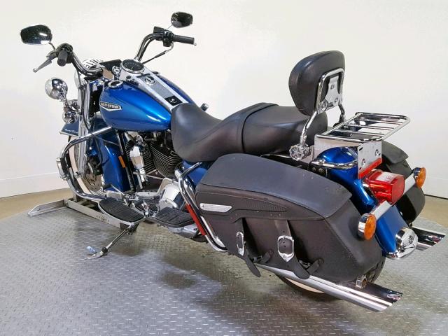 1HD1FRW135Y659169 - 2005 HARLEY-DAVIDSON FLHRCI BLUE photo 6