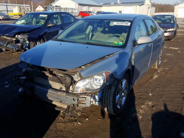 1G1ZH57B494195751 - 2009 CHEVROLET MALIBU 1LT 蓝色 照片 2
