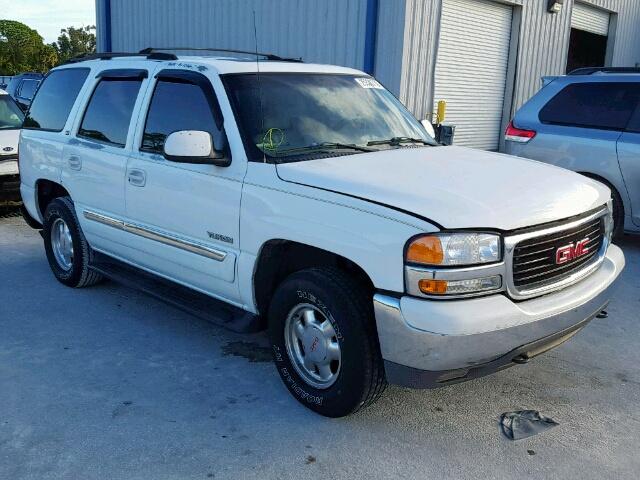 1GKEC13Z82J335036 - 2002 GMC YUKON WHITE photo 1