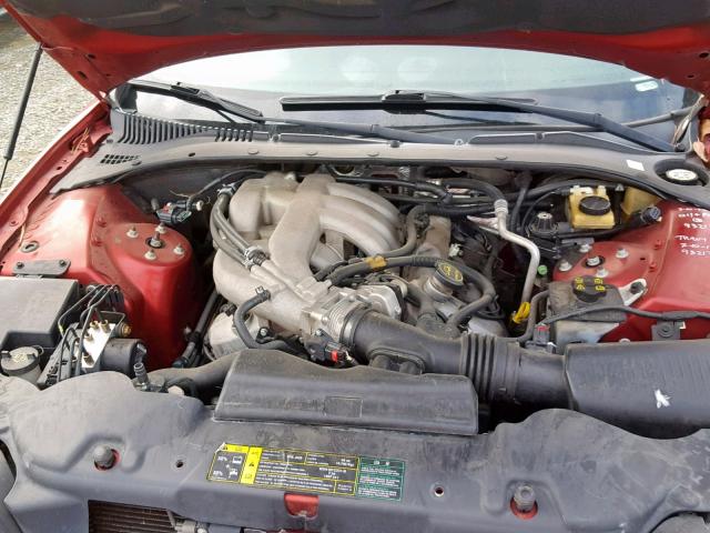 1LNHM86S55Y632673 - 2005 LINCOLN LS RED photo 7