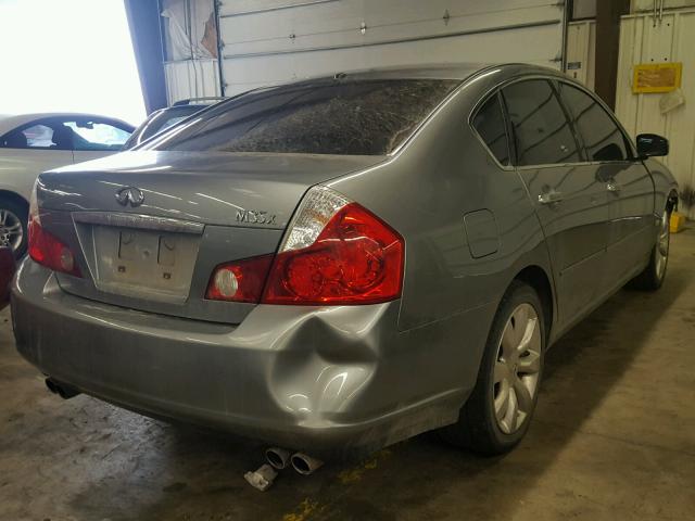 JNKAY01F97M451882 - 2007 INFINITI M35 BASE SILVER photo 4