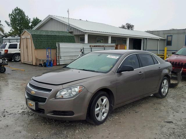 1G1ZB5E02CF318557 - 2012 CHEVROLET MALIBU LS GRAY photo 2