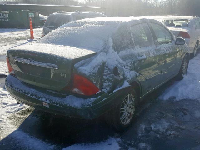 1FAFP3832YW148591 - 2000 FORD FOCUS ZTS GREEN photo 4