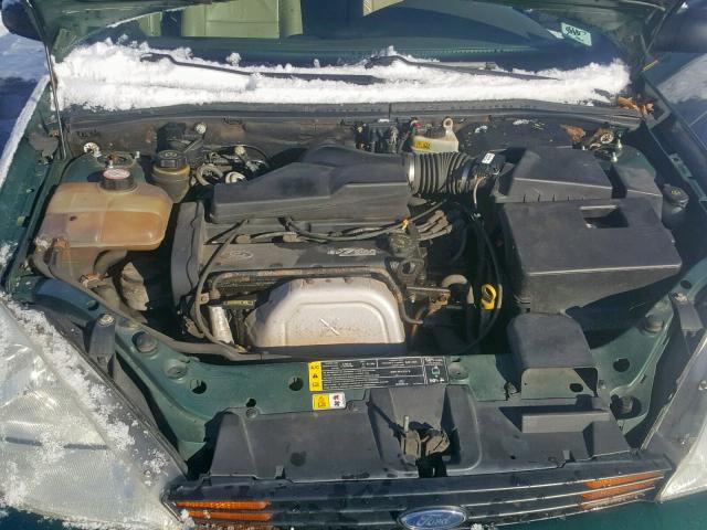 1FAFP3832YW148591 - 2000 FORD FOCUS ZTS GREEN photo 7