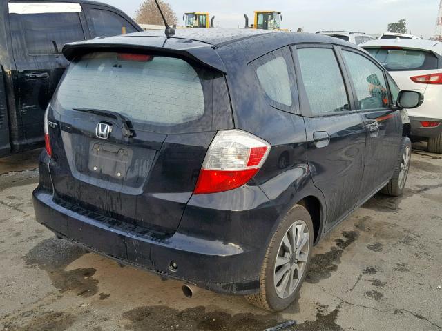 JHMGE8H67DC047973 - 2013 HONDA FIT SPORT BLACK photo 4