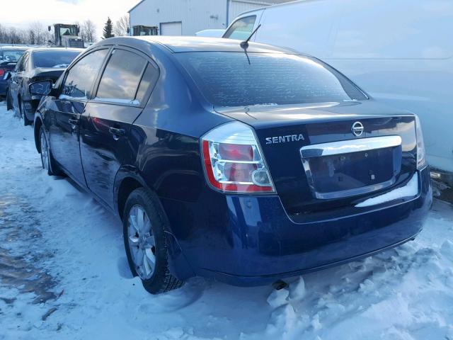 3N1AB6AP2CL749597 - 2012 NISSAN SENTRA 2.0 BLUE photo 3