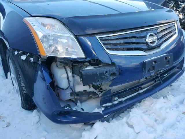 3N1AB6AP2CL749597 - 2012 NISSAN SENTRA 2.0 BLUE photo 9