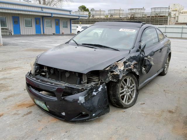 JTKDE167380257283 - 2008 TOYOTA SCION TC შავი ფოტო 2