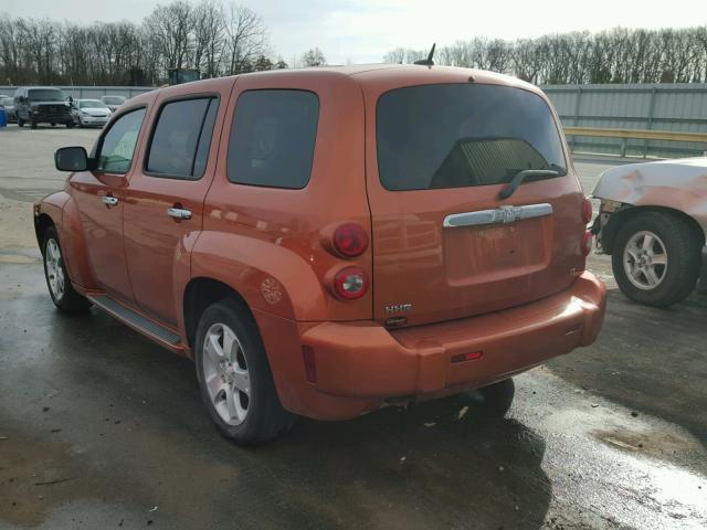 3GNDA23D27S632419 - 2007 CHEVROLET HHR LT ORANGE photo 3