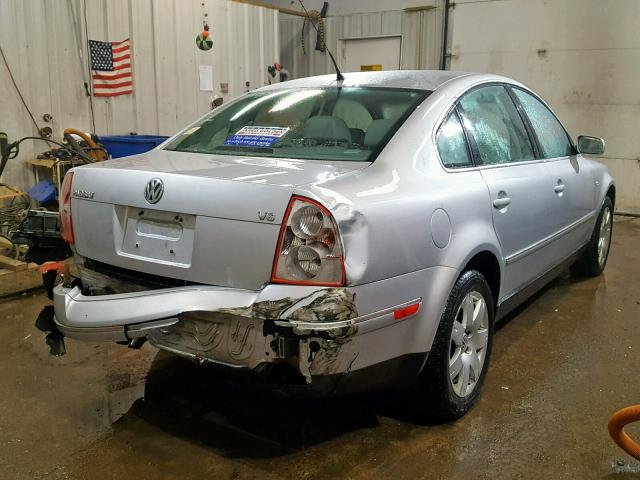 WVWRH63B63P199714 - 2003 VOLKSWAGEN PASSAT GLX 银色 照片 4