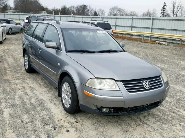 WVWVD63B61E312354 - 2001 VOLKSWAGEN PASSAT GLS GRAY photo 1