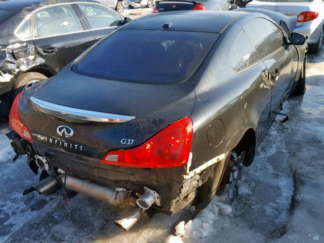 JNKCV64E48M113265 - 2008 INFINITI G37 BASE BLACK photo 4