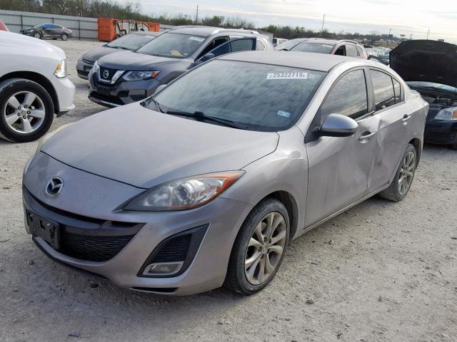 JM1BL1U59B1360571 - 2011 MAZDA 3 S SILVER photo 2