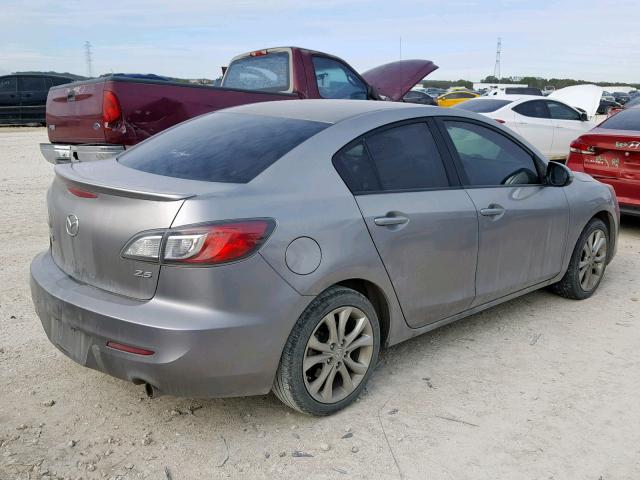 JM1BL1U59B1360571 - 2011 MAZDA 3 S SILVER photo 4