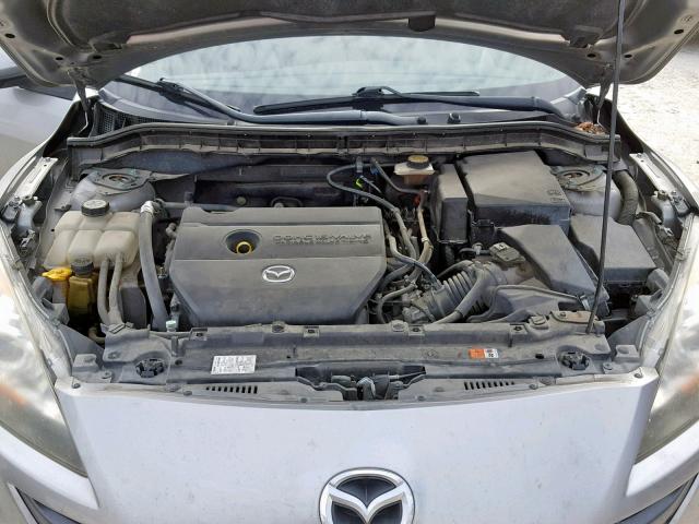 JM1BL1U59B1360571 - 2011 MAZDA 3 S SILVER photo 7