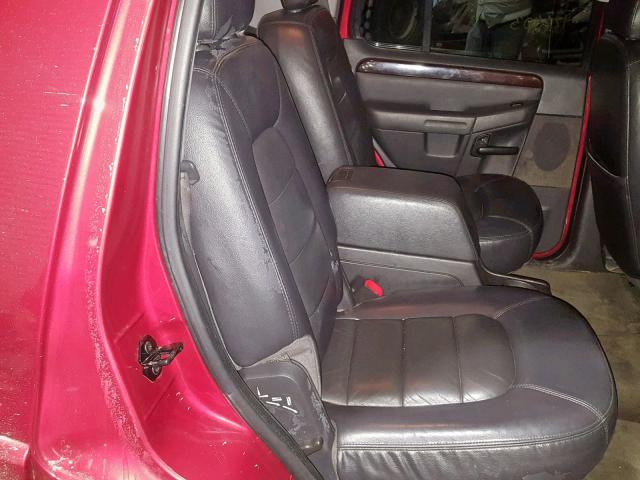 1FMZU75W84UA87982 - 2004 FORD EXPLORER L RED photo 6