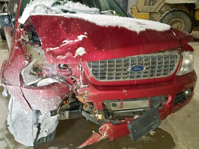 1FMZU75W84UA87982 - 2004 FORD EXPLORER L RED photo 7