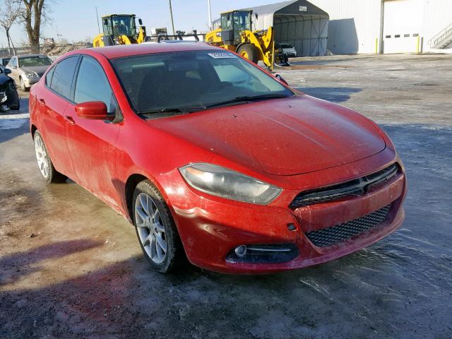 1C3CDFBA6DD290726 - 2013 DODGE DART SXT RED photo 1