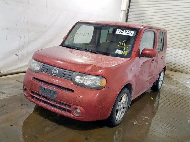 JN8AZ2KR1AT156862 - 2010 NISSAN CUBE BASE RED photo 2