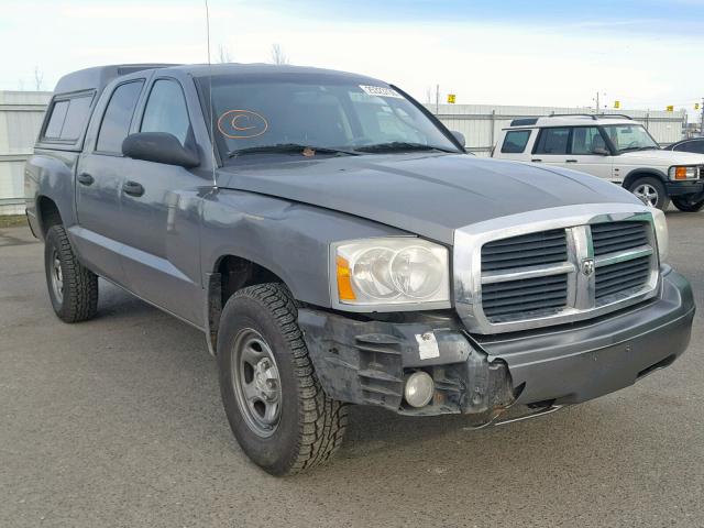 1D7HW28K46S637060 - 2006 DODGE DAKOTA QUA GRAY photo 1