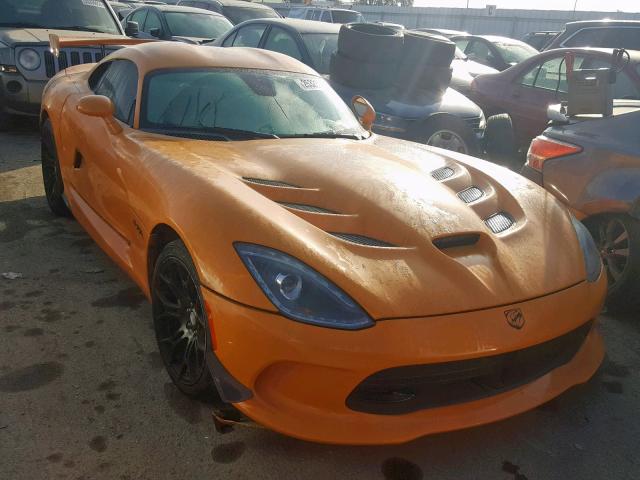 1C3BDEAZ9GV100025 - 2016 DODGE VIPER SRT ORANGE photo 1