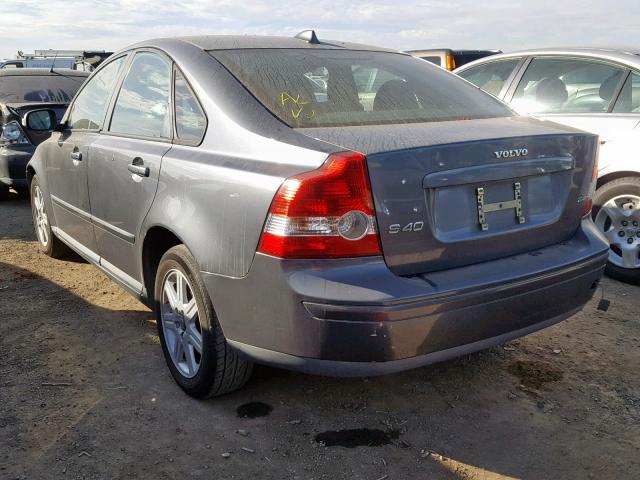 YV1MS382472265886 - 2007 VOLVO S40 2.4I GRAY photo 3